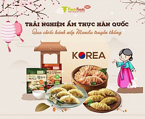 Trải nghiệm ẩm thực Hàn Quốc qua chiếc bánh xếp Mandu truyền thống