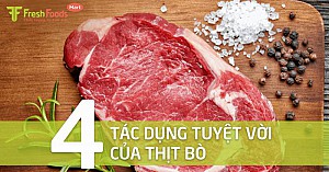 4 tác dụng tuyệt vời của thịt bò và những lưu ý khi sử dụng bạn nên biết