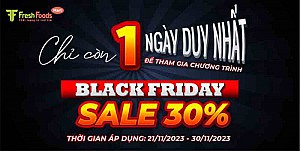 CHỈ CÒN DUY NHẤT 1 NGÀY ƯU ĐÃI