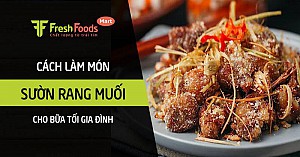 Cách làm món sườn rang muối cho bữa tối gia đình