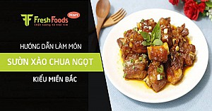 Hướng dẫn làm món sườn xào chua ngọt kiểu miền Bắc