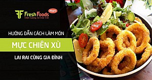 Hướng dẫn làm món mực chiên xù lai rai cùng gia đình