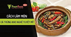 Cách làm món cá trứng kho nghệ tuyệt mỹ