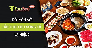 Đổi món với lẩu thịt cừu Mông Cổ lạ miệng