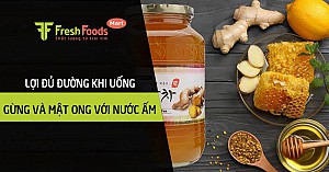 Lợi đủ đường khi uống gừng và mật ong với nước ấm