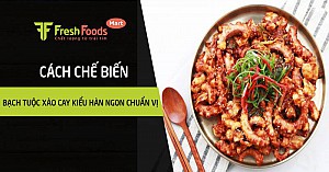 Cách chế biến bạch tuộc xào cay kiểu Hàn ngon chuẩn vị