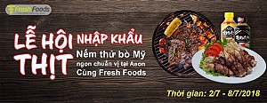 TƯNG BỪNG “LỄ HỘI THỊT NHẬP KHẨU” – NẾM THỬ BÒ MỸ NGON CHUẨN VỊ TẠI AEON CÙNG FRESH FOODS.