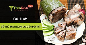 Cách làm giò thủ thơm ngon dai giòn đón Tết