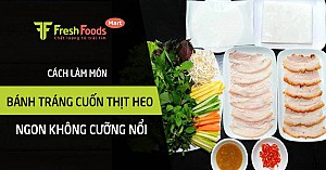 Cách làm món bánh tráng cuốn thịt heo ngon không cưỡng nổi