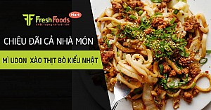 Chiêu đãi cả nhà món mì Udon xào thịt bò kiểu Nhật