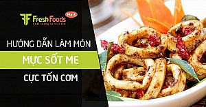 Hướng dẫn làm món mực sốt me cực tốn cơm