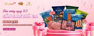 ƯU ĐÃI 8/3: GIẢM NGAY 8.3% TOÀN BỘ SẢN PHẨM NOVIE VÀ BÒ OUSHII TẠI FRESHFOOD MART!