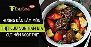 Hướng dẫn làm món thịt cừu non hầm bia cực mềm ngọt thịt