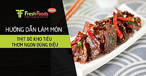 Cách làm món thịt bò kho tiêu thơm ngon đúng điệu