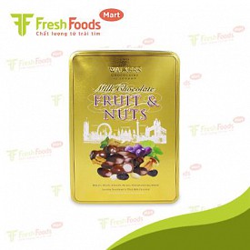 Kẹo SCL Milk chocolate Nuts&Fruits(gold) 700g