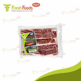 Sườn non bò Mỹ không xương đông lạnh cắt miếng T&P FreshFoods 500g